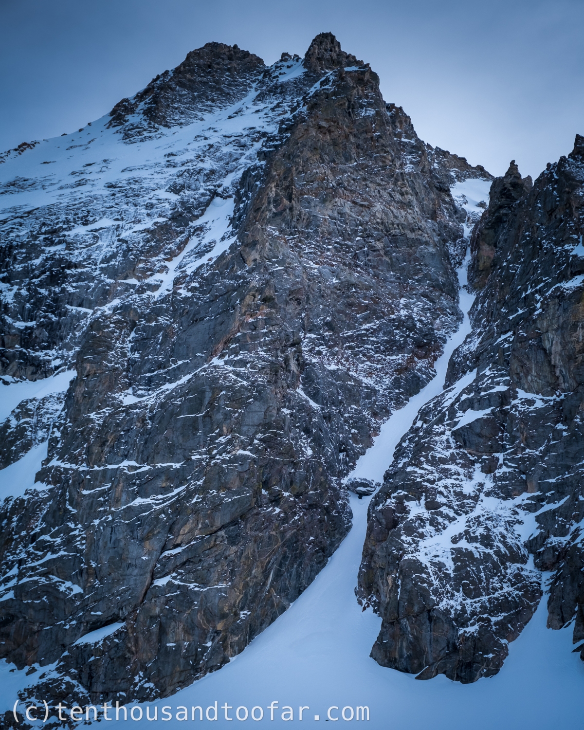 Denied in the Chockstone Couloir – Mount Wister – GTNP, WY (04.27.23)
